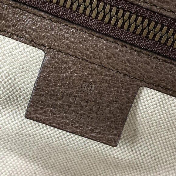 GUCCI Ophidia Beige Green Red PVC Cotton - Backpack 996-041925 - Picture 13 of 14